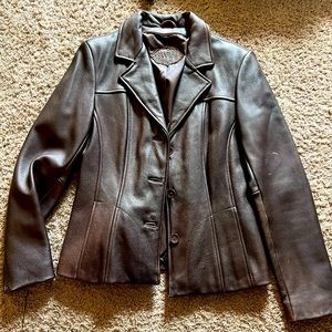 Vintage brown Wilson Leather jacket.